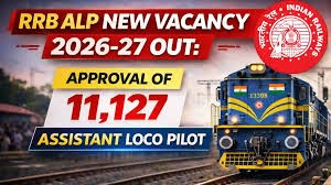 RRB ALP New Vacancy 2026–27, Recruitment of 11,127 Posts Announced